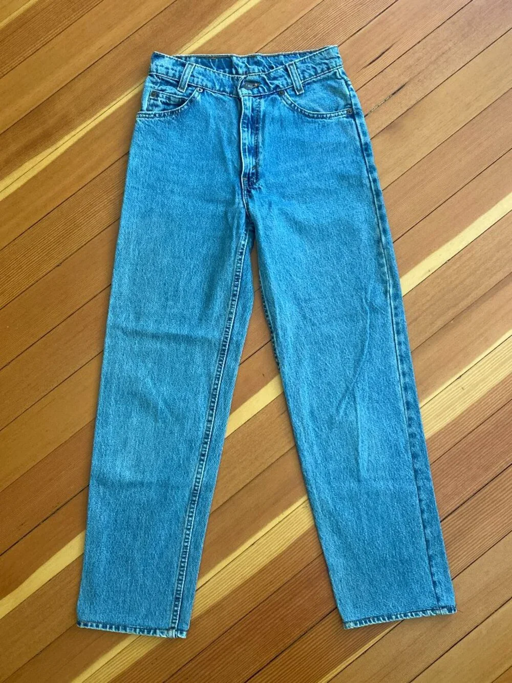 Vintage 90s Levi's 550 Orange Tab - 100% Cotton - W28 / fits like 25